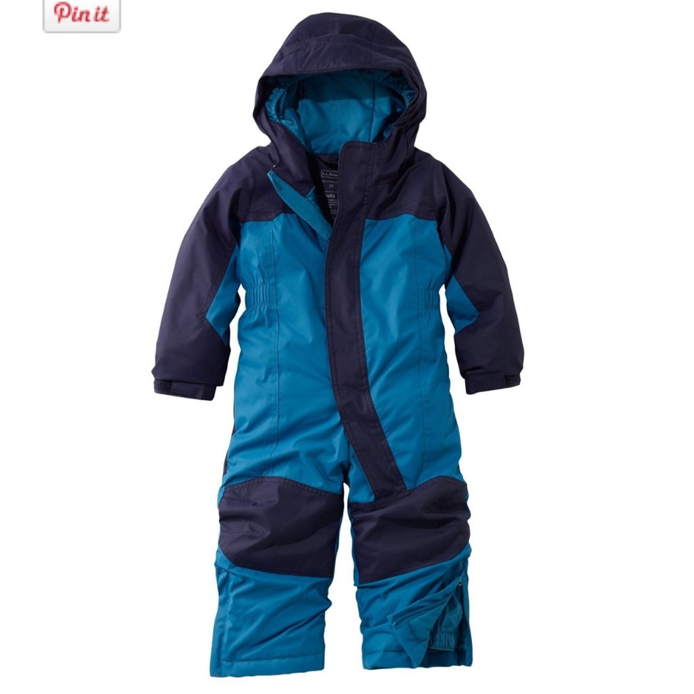 L.L. Bean Toddlers Snow Buster Snow Suit, Size 2T with Grow Cuffs